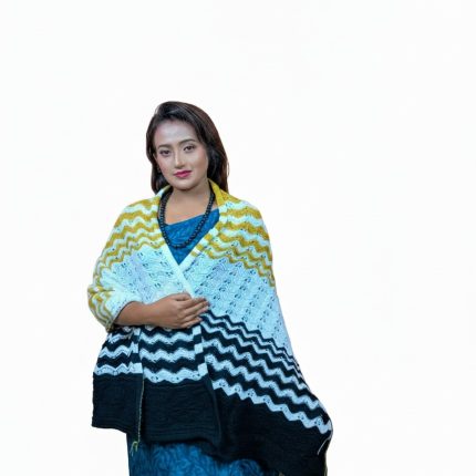 Winter Cozy Shawl 04